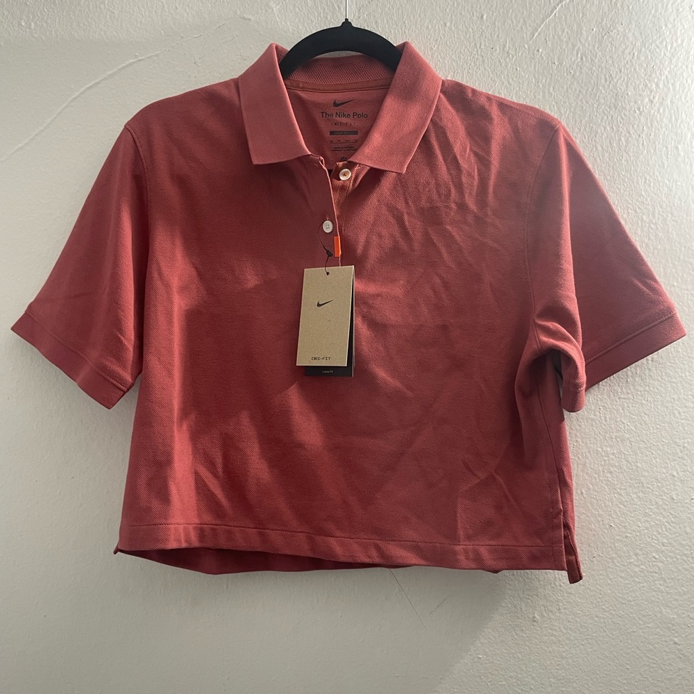 Top Nike Polo De Golf Para Mujer Dri-Fit Canyon Oxido Manga Corta Size XS